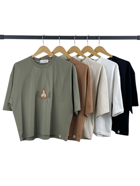 تیشرت کراپ گلدوزی خونه