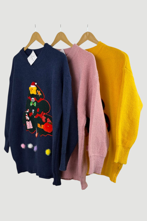 بلوز بافت کریسمی