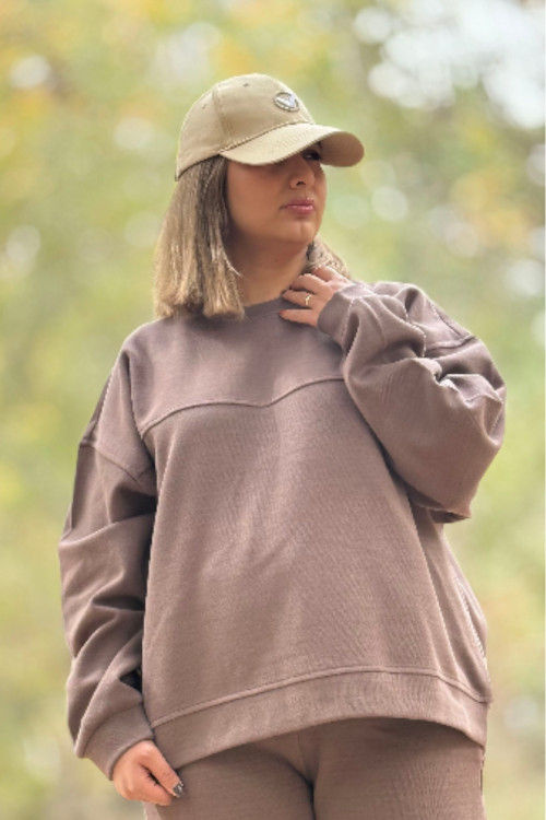 ست دورس و شلوار موکا