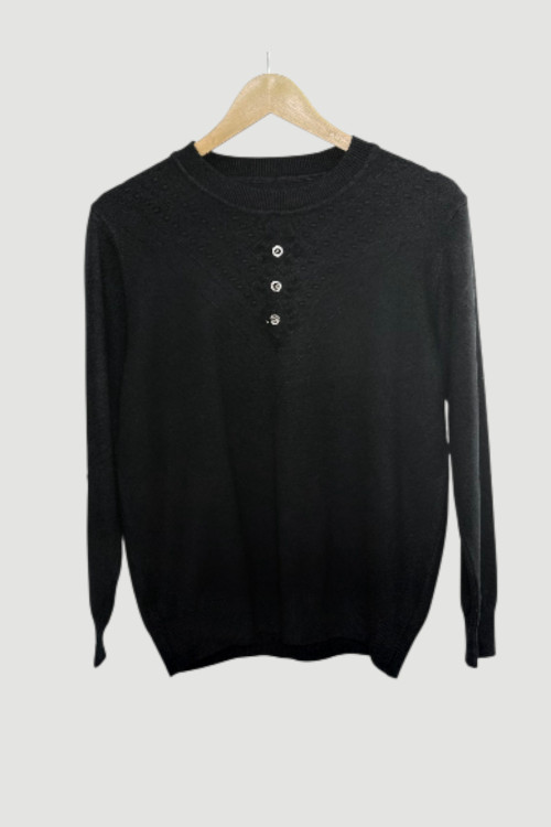 بلوز بافت رنگ مشکی