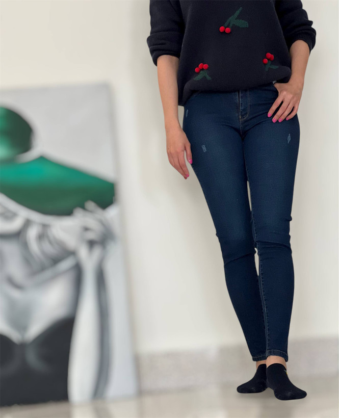 شلوار لی اسکینی تک سایز ۳۶-۳۸